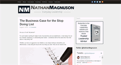 Desktop Screenshot of nathanmagnuson.com